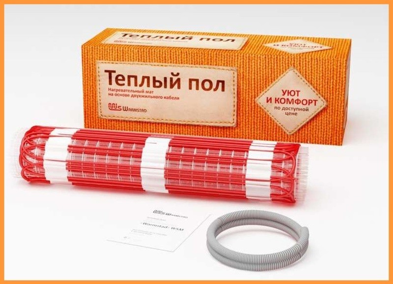Мат нагревательный "Warmstad" WSM 100 Вт/0,65 кв.м
