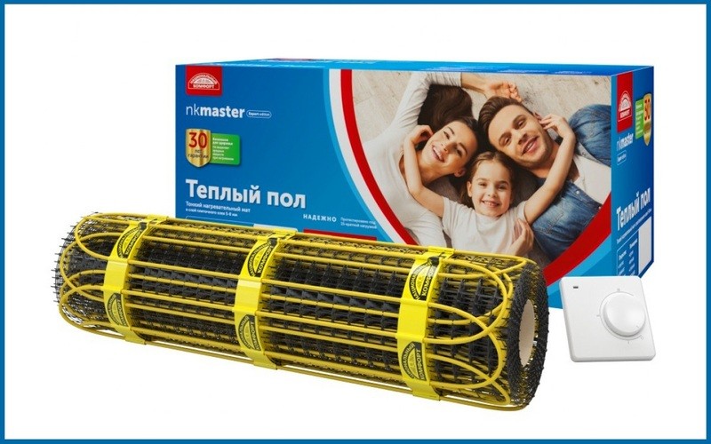 Мат нагревательный "Национальный комфорт" 2НК 525 Вт/3,5 кв.м Мастер с терморегулятором