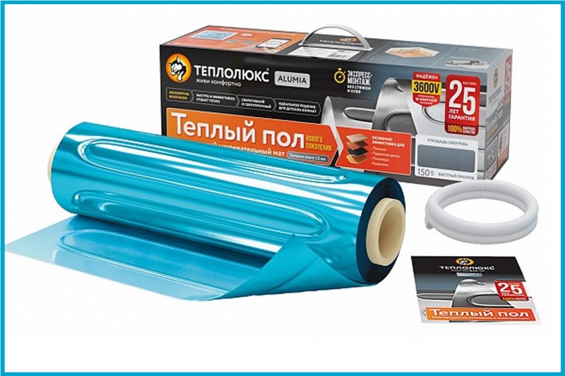 Мат нагревательный "Теплолюкс" Alumia 600 Вт/4,0 кв.м