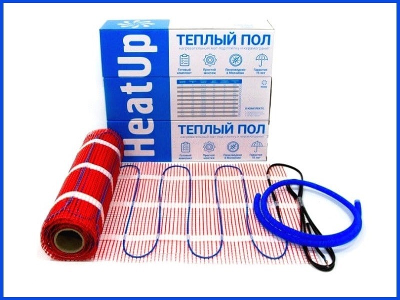 Нагревательный мат HeatUp 5.0 кв.м - 750 Вт