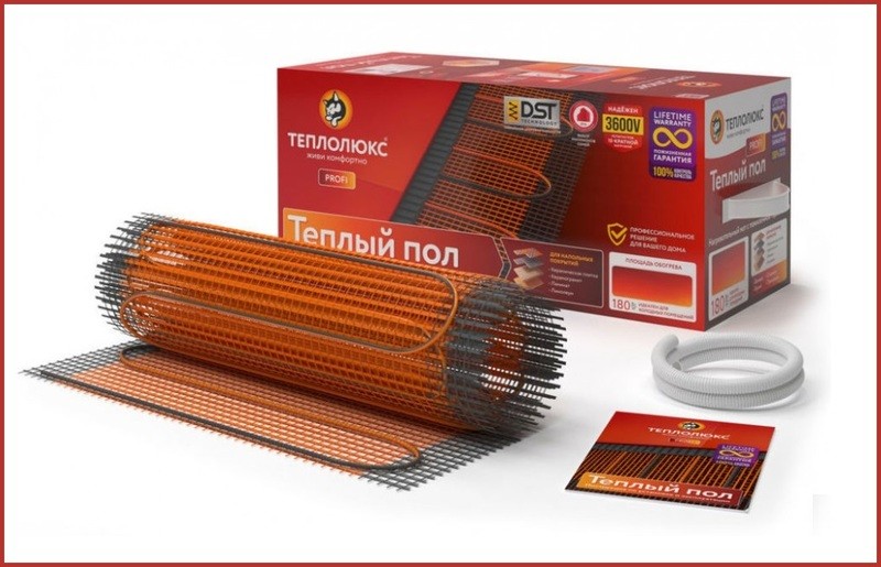 Мат нагревательный "Теплолюкс" ProfiMat 540 Вт/3,0 кв.м