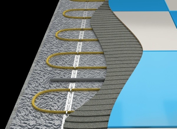 Нагревательный кабель в стяжку